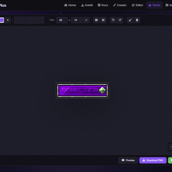 Rank Creator