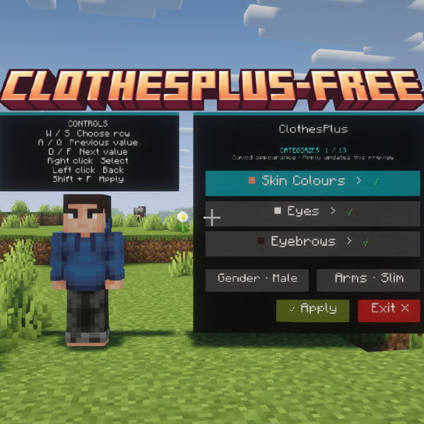 ClothesPlus Free version